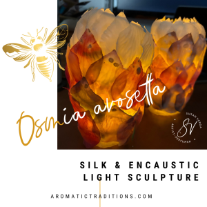 Osmia avosetta encaustic lamp